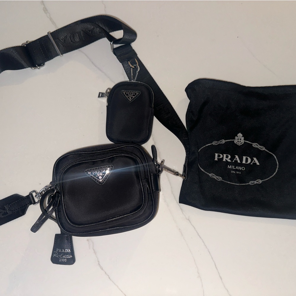 Prada 2005 Re-edition Nylon Crossbody Bag